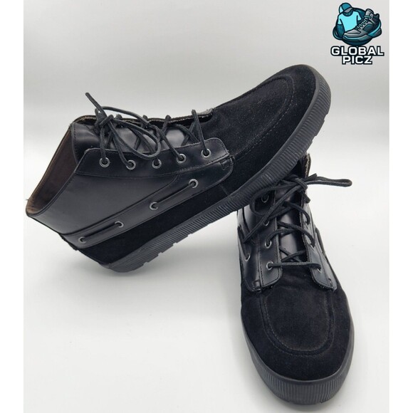 Polo Ralph Lauren Delmont Chukka Boat Shoes Leather and Suede Mens Size 15 D